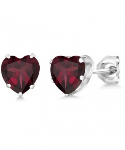 Rhodolite Garnet Sterling Silver Earrings