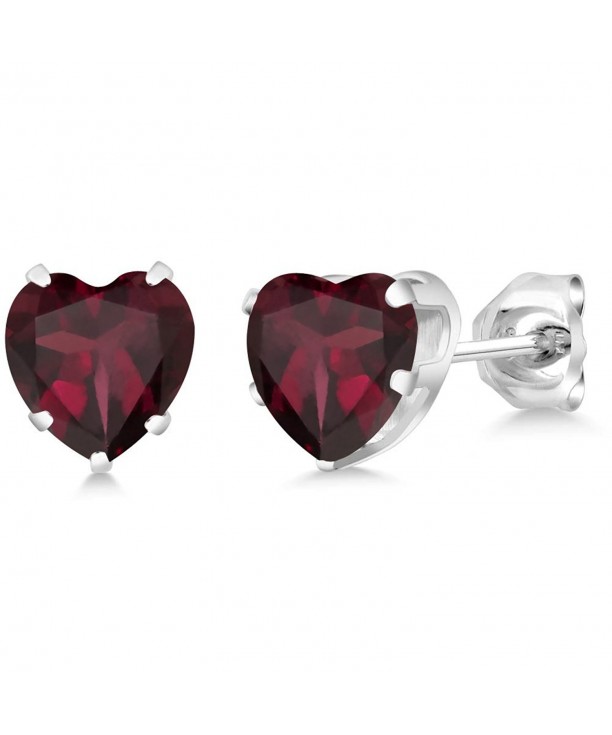 Rhodolite Garnet Sterling Silver Earrings