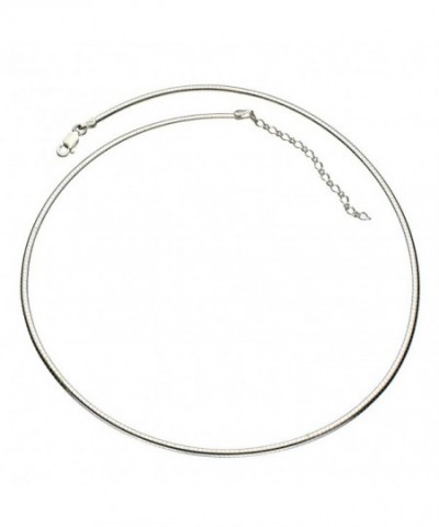 Sterling Silver Domed Necklace Extender