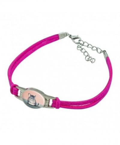 Chinchilla Novelty Suede Leather Bracelet