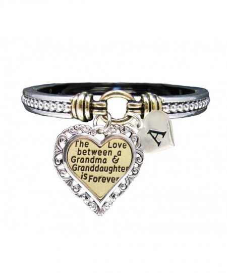 Bracelet Custom Love Between Grandma & Granddaughter is Forever Silver ...