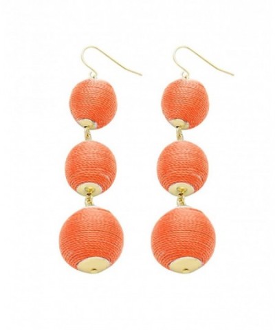 Womens Triple Lantern Fashion Earrings