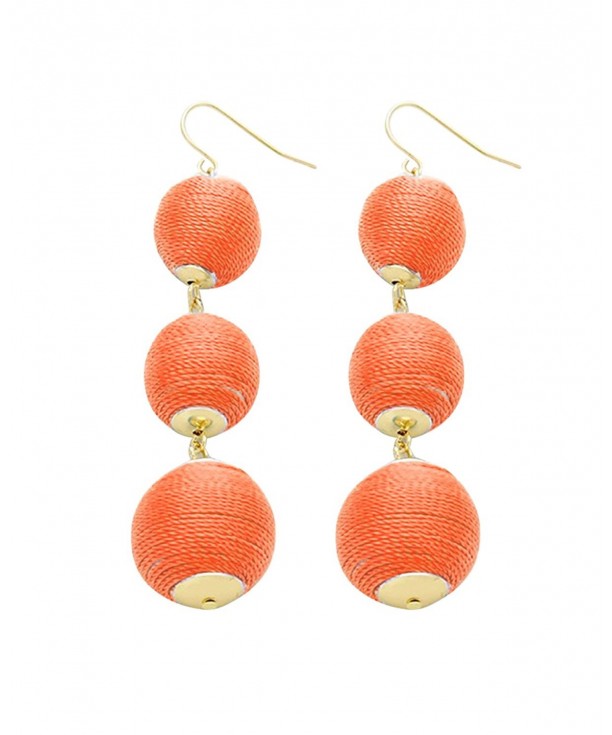 Womens Triple Lantern Fashion Earrings