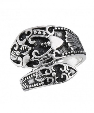 Oxidized Vintage Filigree Sterling Silver