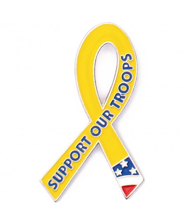 PinMarts Support Troops Yellow Awareness