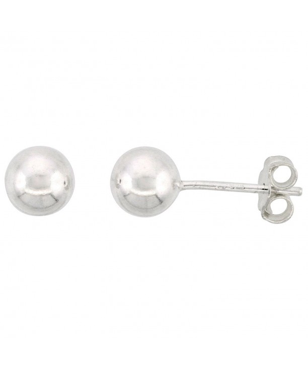 Sterling Silver Ball Earrings Medium