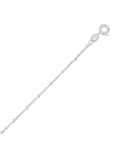 Satellite Necklace Sterling Silver 15 inch