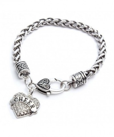 Heart Cheer Bracelet Women Charm