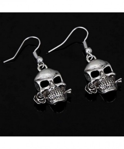 Tibetan Silver Hollow Design Earrings