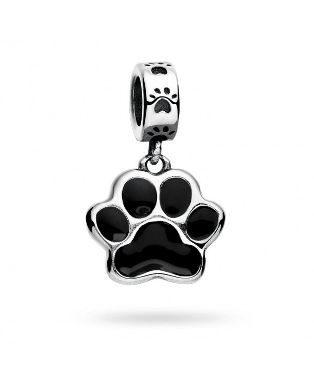 Puppy Dangle Silver Womens Bracelets