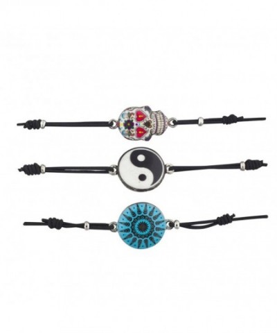 Lux Accessories Sugar Skull Bracelet