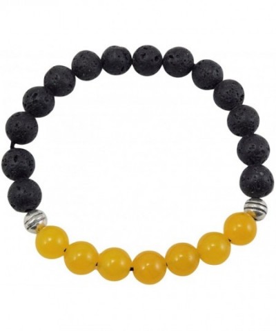 Volcanic natural meditation healing bracelet