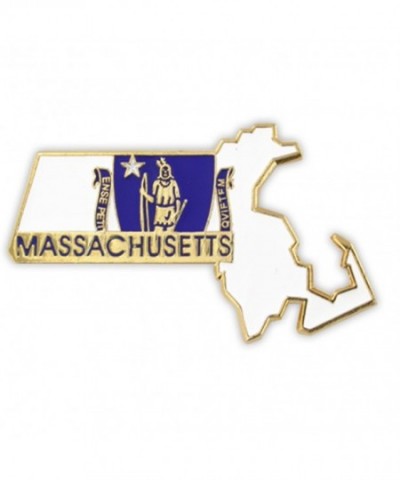 PinMarts State Shape Massachusetts Lapel