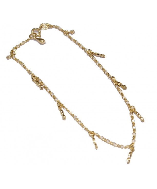 Charm Anklet Plated Jewelry Chain