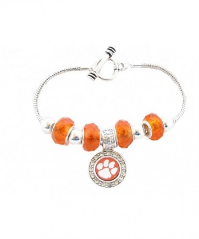 Clemson Tigers Orange Bracelet Jewelry