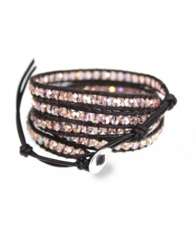 Monaco Iridescent Pink Sparkling Bracelet