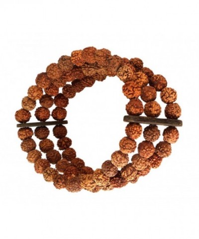 Rudraksha Triple Strand Prayer Bracelet