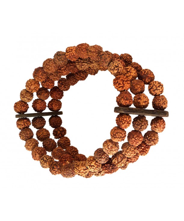 Rudraksha Triple Strand Prayer Bracelet