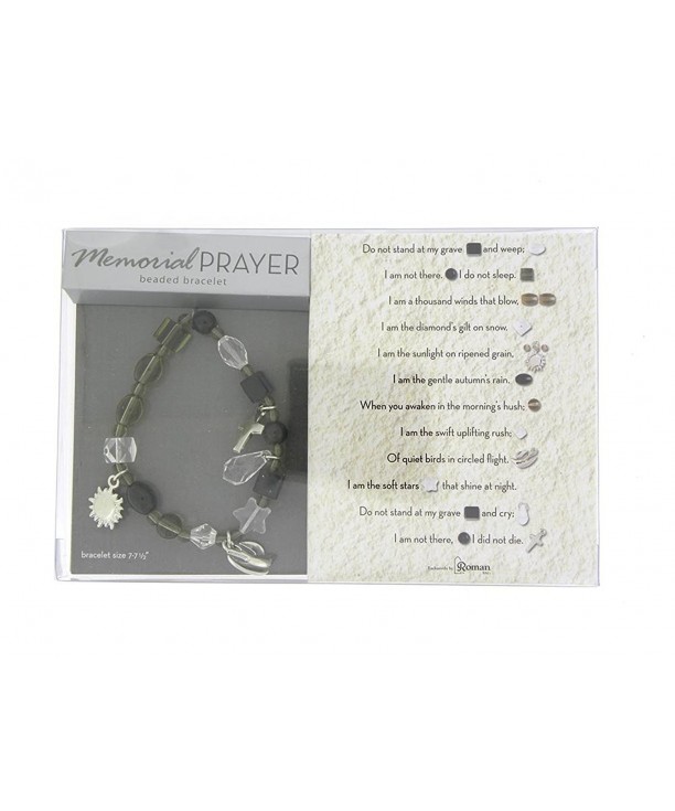 Memorial Prayer Beaded Bracelet 62345