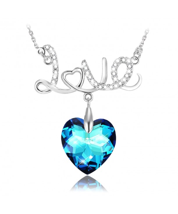 KissYan Necklace Swarovski Crystals Valentine