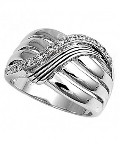 Sterling Silver Womens White Fashion