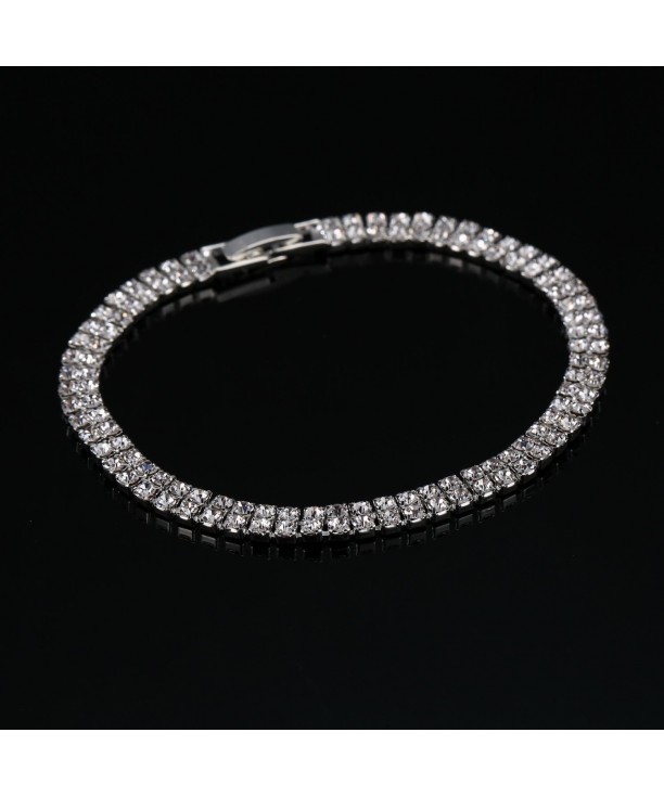 Rhinestone Stretch Bracelet Wedding Pageant