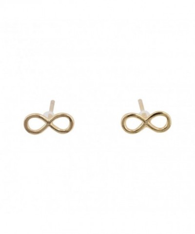 Infinity Earrings Plated Sterling 6939