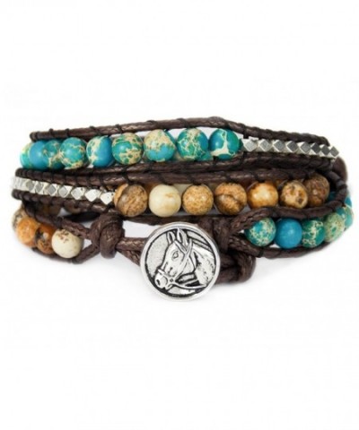 Horse Lovers Equestrian Bracelet Jasper