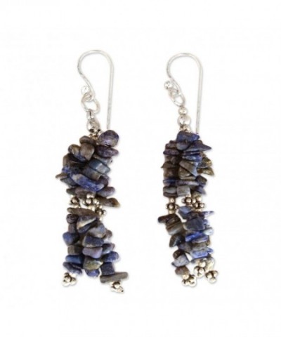 NOVICA Sterling Waterfall Earrings Rejoice