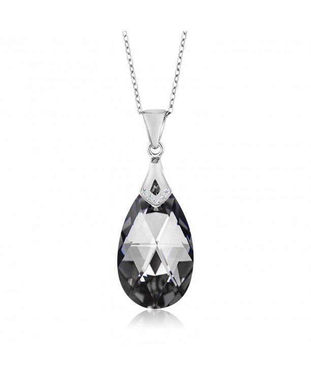 Collection Teardrop Pendant Swarovski Crystals