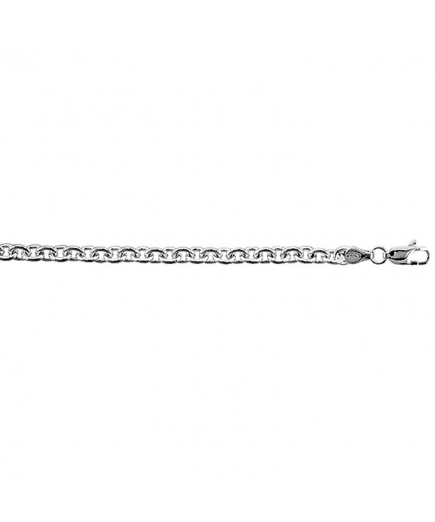 Sterling Silver Cable Bracelet Nickel