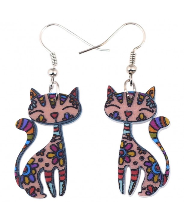 Bonsny Sitting Earrings Acrylic Pattern