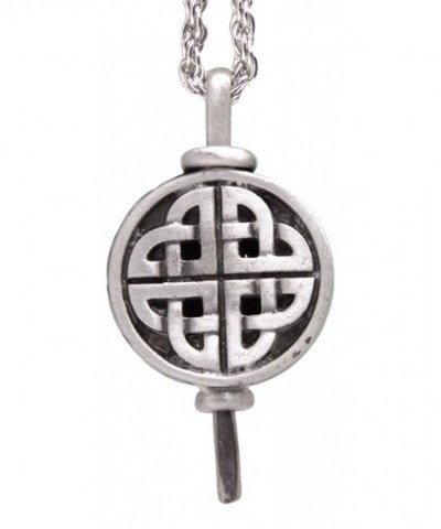 Pewter Diffuser Pendant Rhodium Plated