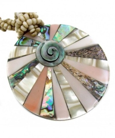 Abalone Mother Pearl Necklace CA310