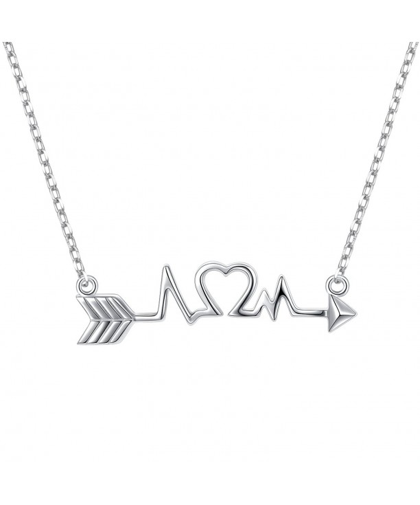 Sterling Silver Cardiogram Lifeline Heartbeat