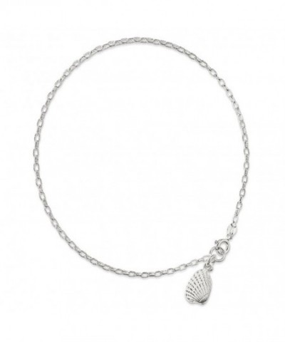 Sterling Silver Polished 3 Dimensional Anklet