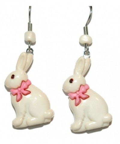 Cream Easter Dangle Earrings H113