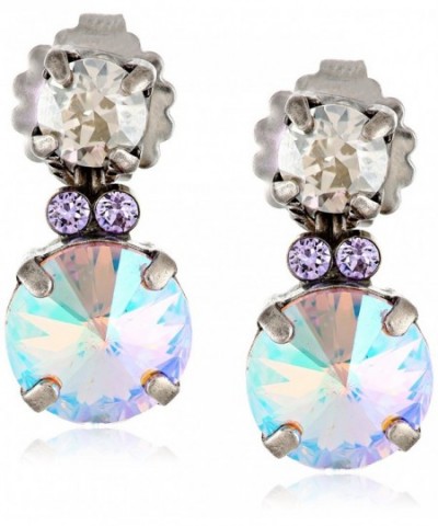 Sorrelli Circular Crystal Cluster Earrings