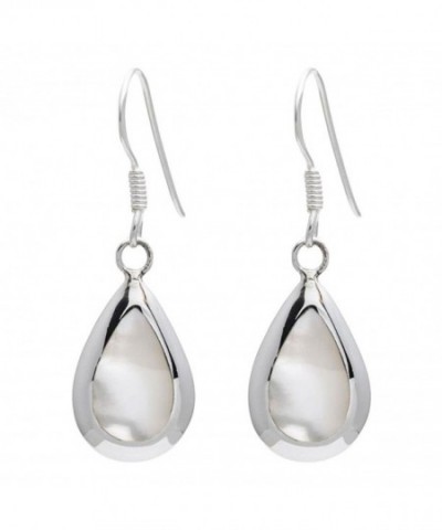 Silverly Womens Sterling Teardrop Earrings