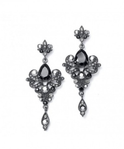 Mariell Vintage Chandelier Earrings Bridesmaids