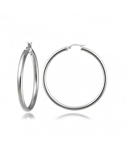 Hoops Loops Sterling Polished Earrings