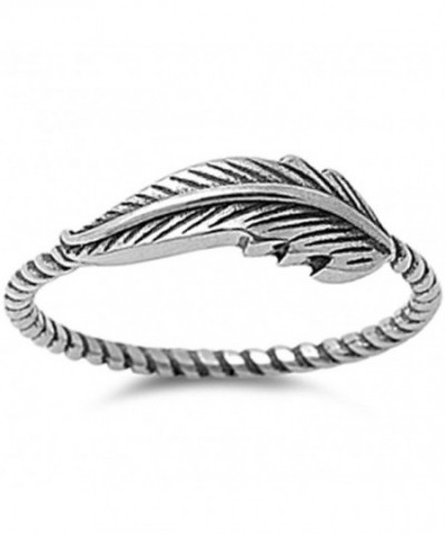 Feather Oxidized Twisted Celtic Sterling