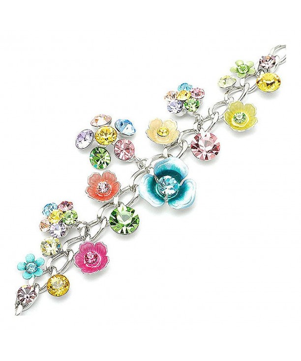 Glamorousky Bracelet Multi colour Austrian Crystals