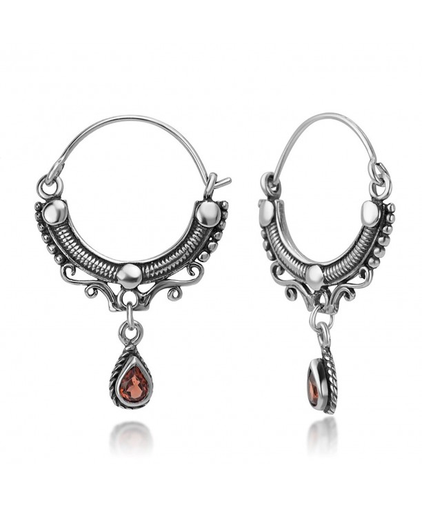 Oxidized Sterling Filigree Inspired Earrings