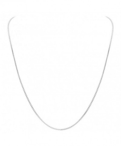 box1mm 16 Italian Sterling Silver Necklace