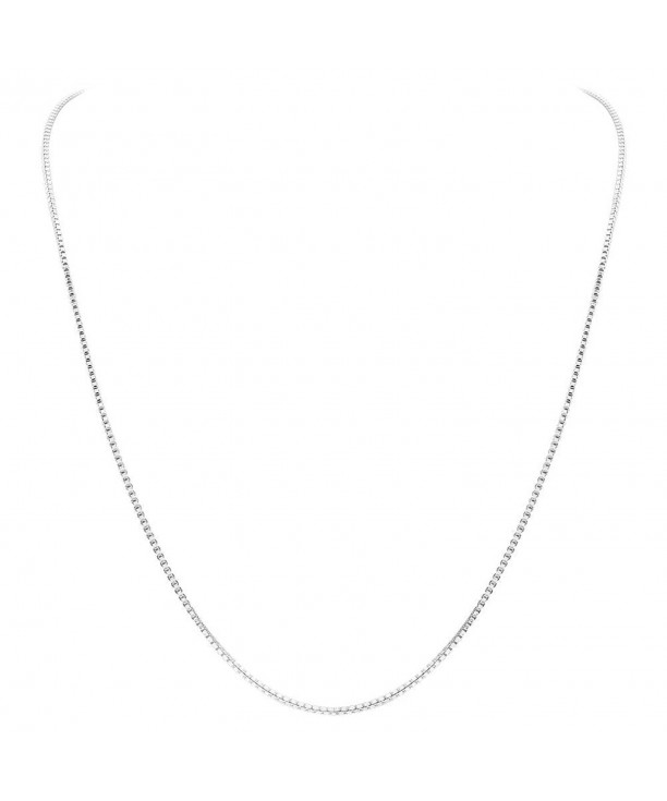 box1mm 16 Italian Sterling Silver Necklace