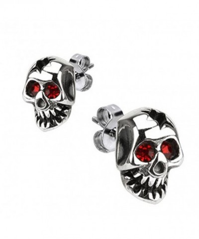 Polished Surgical Stainless Simulated Earrings