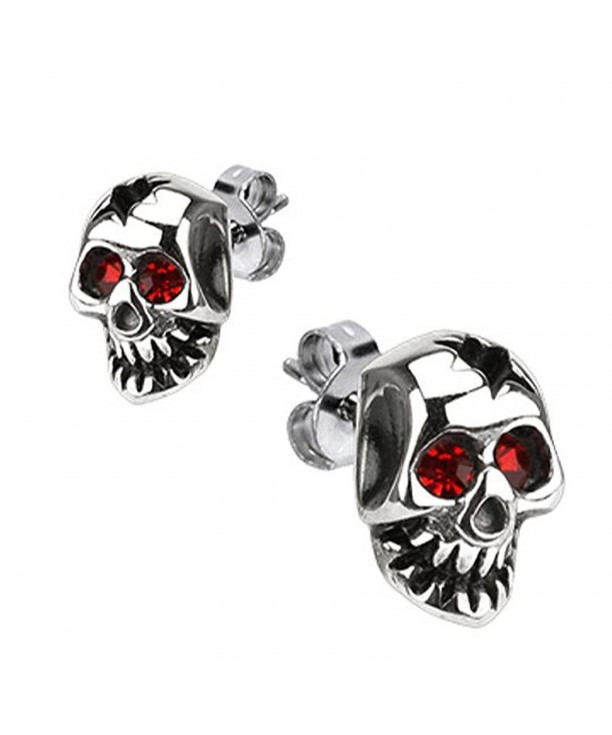 Polished Surgical Stainless Simulated Earrings