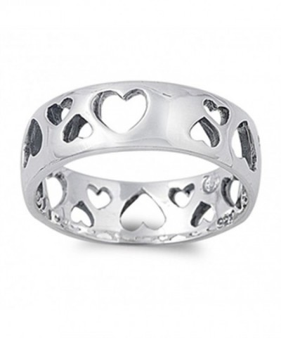 Eternity Cutout Girlfriend Sterling Silver