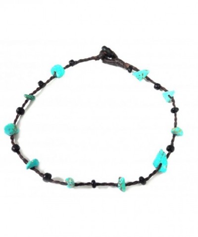 Handmade Anklet Turquoise Colour AK0003